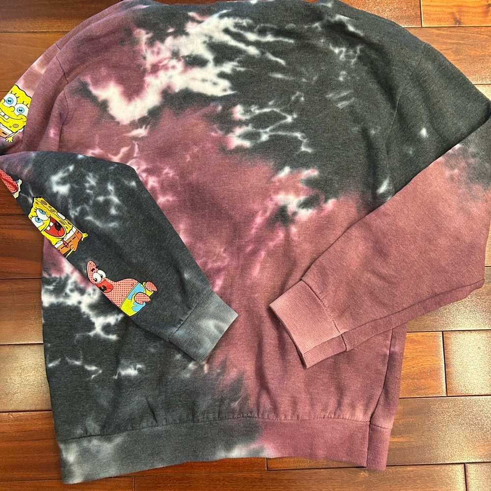 Nickelodeon SpongeBob SquarePants Tie-Dye Hoodie-pullover. Unisex - Picture 7 of 7